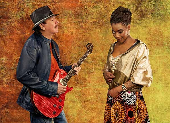 Carlos Santana and Buika by Maryanne Bilham