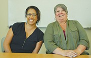 Fabiola Casas (left) and Anna McDonald serve the public as financial assistance program specialists for the Portland Water Bureau, positions that have been added to the staff at Portland Water Bureau as part of an enhancement to its Financial Assistance Program.