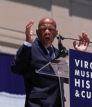 Civil rights icon and Congressman John R. Lewis of Georgia offers a moving keynote address to mark the occasion. (Sandra Sellars)