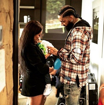 Lauren London and Nipsey