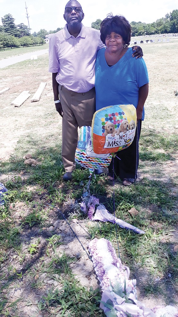 The prayers had ended and Rose M. Stith stood near the open grave in Oakwood Cemetery steeling herself to watch ...