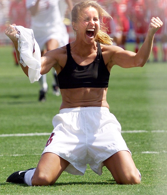 It's been 20 years since Brandi Chastain scored the left-footed penalty kick at Pasadena's Rose Bowl Stadium to win the …