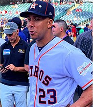Houston Astros outfielder Michael Brantley