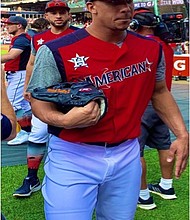 Houston Astros outfielder Michael Brantley