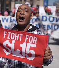 Nearly seven years ago, a week after Black Friday, a few dozen workers walked off their New York City fast food jobs to demonstrate for higher pay. The median wage for fast food workers was $9 an hour, CNN reported at the time. The demand that would soon emerge as the movement's rallying cry — $15 and a union — seemed hopelessly ambitious, like a wild-eyed opening bid.