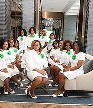 Alpha Kappa Alpha Sorority, Incorporated® - Alpha Alpha Kappa Omega Chapter President Robyn L. Carrier and the entire executive committee.