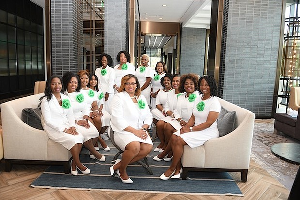 Alpha Kappa Alpha Sorority, Incorporated® - Alpha Alpha Kappa Omega Chapter President Robyn L. Carrier and the entire executive committee.