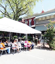 Happy Birthday, Mrs. Walker.

The festivities also included tours of Mrs. Walker’s Jackson Ward home on West Leigh Street, which has been preserved by the National Park Service. Superintendent Doyle Sapp and site supervisor Ajena Rogers of the Maggie L. Walker National Historic Site, recognize graduates and their families of the Maggie L. Walker Summer Youth Leadership Institute Class of 2019 during events outside Mrs. Walker’s home. The institute, now in its 10th year, provides Richmond area students ages 14 through 18 with a two-week experience building leadership skills while doing volunteer work in the community. (Regina H. Boone/Richmond Free Press)