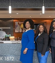Lucy Bremond, Emancipation Park Conservatory Executive Director, and staff