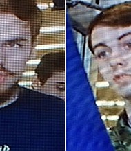 The manhunt for two young men suspected in the killing of three people in Canada shifted to a remote community of about 500 after police received a tip on the suspects' whereabouts, authorities said.