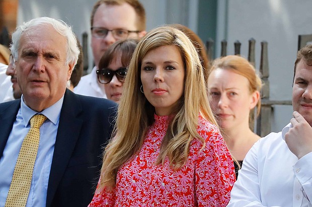 Boris Johnson and his girlfriend Carrie Symonds will be moving into Downing Street on Monday, the new UK prime minister's spokeswoman has said.