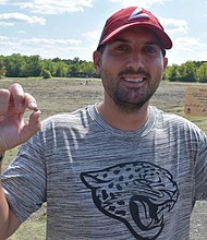 Josh Lanik, 36, was vacationing with his family when he discovered a brandy-colored gem at Crater of Diamonds State Park in Murfreesboro, Arkansas.