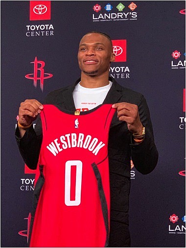 The newest Houston Rocket Russell Westbrook