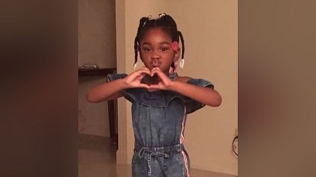 Nevada Lashy Adams, 5, has gone missing in South Carolina.