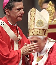 Gustavo Garcia-Siller, Archbishop of San Antonio, at the Vatican in 2011. The church leader has become likely the first Catholic bishop in the United States to publicly accuse Trump of racism.