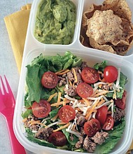 Turkey Taco Salad Bento Box