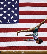 Simone Biles made history more than once this weekend during the US Gymnastics Championships in Kansas City, Missouri.