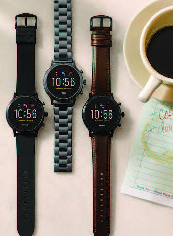 Fossil Group will launch nextgen smartwatches this fall/holiday season. Pictured: Fossil Gen 5 touchscreen smartwatches.