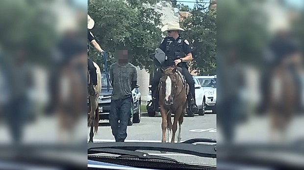 Civil rights attorney Benjamin Crump has requested the release of body camera footage recorded by two mounted Galveston police officers who led a handcuffed black man down the city's streets.
