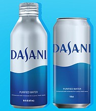 Dasani's new aluminum packages.