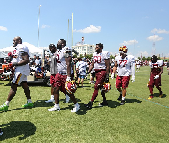 Seven down and one to go. The Washington NFL team concluded its preseason workouts last Sunday at the Bon Secours ...