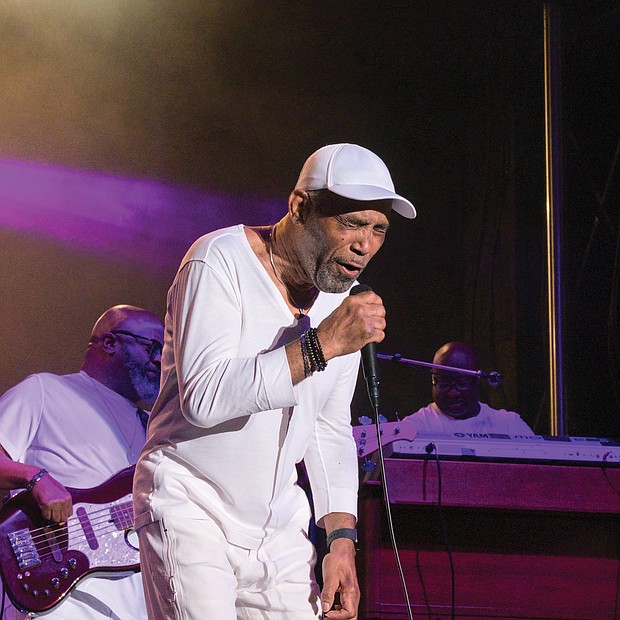 Frankie Beverly hits the high notes with Maze in Sunday’s finale the 10th Annual Richmond Jazz and Music Festival at Maymont. The event is produced by JMI.