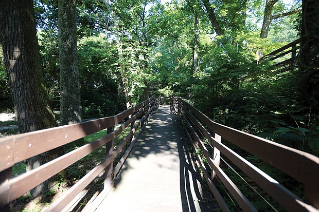 Ramp to the Pumphouse, a part of the James River Park System