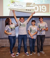 3 Sons Foods, LLC, Diablo Verde Sauce - George (11), Luke (14) and Ayden (16) celebrate their win