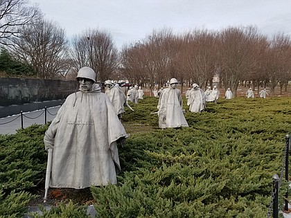 The Korean War Memorial in Washington, D.C