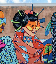 Future Tribez by Muralist Royal Sumikat at Art Alley at Sawyer Yards will present new mural on August 30
