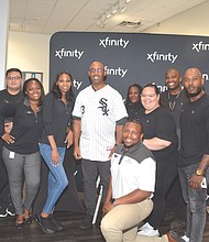 Xfinity Team joins BHOF Harold Baines for a picture perfect souvenir photos