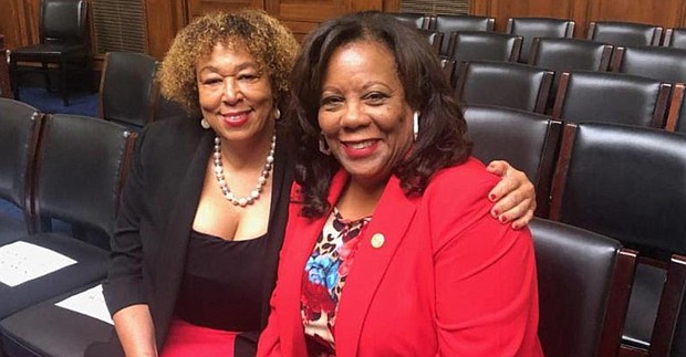 Carol McGruder and Dr. Valerie Yerger representing AATCLC at the 2 part-hearing