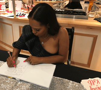 A Recipe For Success: In a bowl, combine high fashion, beauty, a warm personality, a radiant smile and a passion ... A Recipe For Success: In a bowl, combine high fashion, beauty, a warm personality, a radiant smile and a passion ...