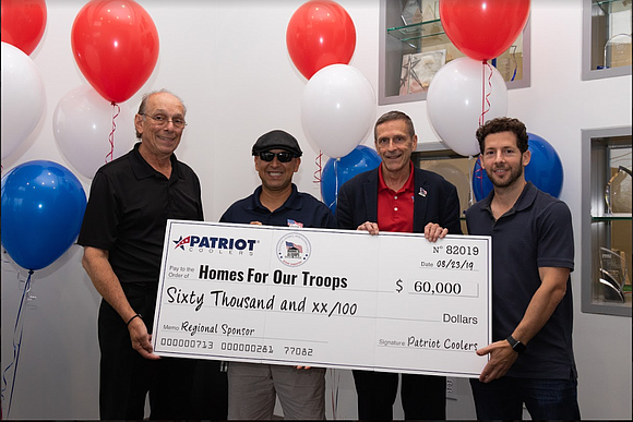 Homes For Our Troops, one of the nation’s top-rated Veterans and Military charities, announced today that Patriot Coolers, the #1 …