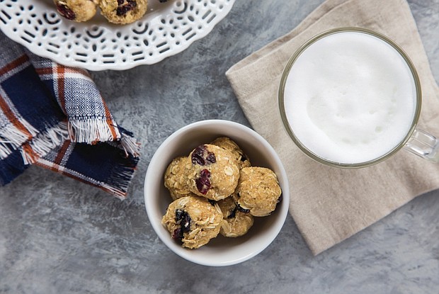 Harvest Fruit and Oat Energy Bites/Photo courtesy of Emily Caruso of Jelly Toast on behalf of Milk. Love What’s Real