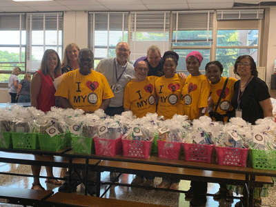 Several members of the Anne Arundel County Chapter of the NAACP helped teachers at Wiley H. Bates Middle School start ... Several members of the Anne Arundel County Chapter of the NAACP helped teachers at Wiley H. Bates Middle School start ...