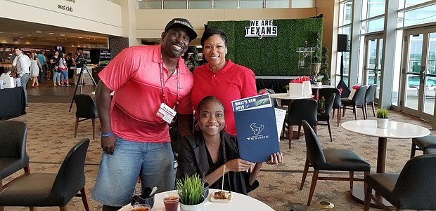 Style Sports Team - Managing Editor Jo-Carolyn Goode, Sports Editor Brian Barefield, and Tailgate Expert Natasha Gransberry
