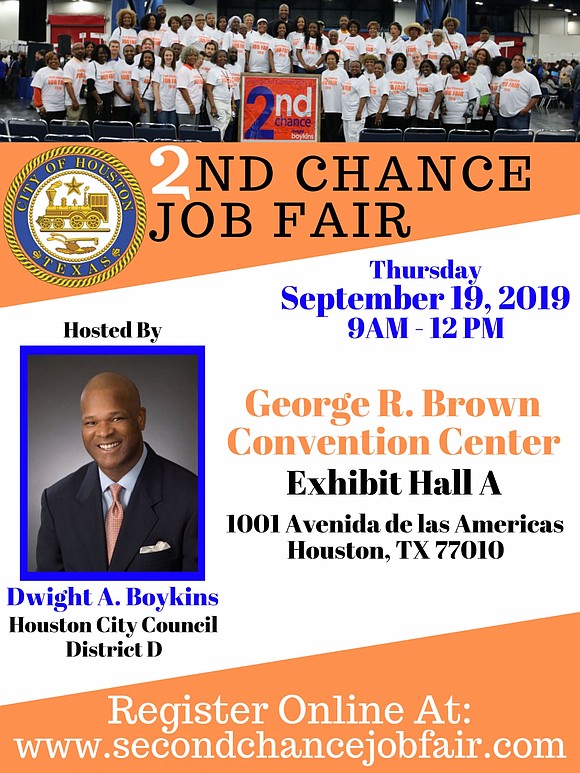 City Council Member Dwight Boykins is pleased to announce his upcoming annual 2nd Chance Job Fair on Thursday, September 19, …