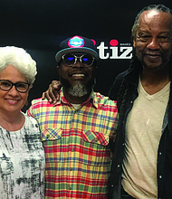 The Brown Memorial Park Advisory Board recently voted to move forward with plans to develop a skate park along with a small youth center. The project is being led by Lamon Flowers (middle), CEO of RAGE Incorporated along with the Brown Park Advisory Board. Photo Credit: Katherine Newman