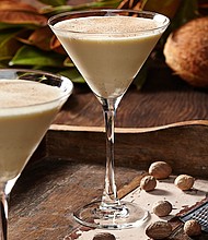 Coconut Eggnog Martini