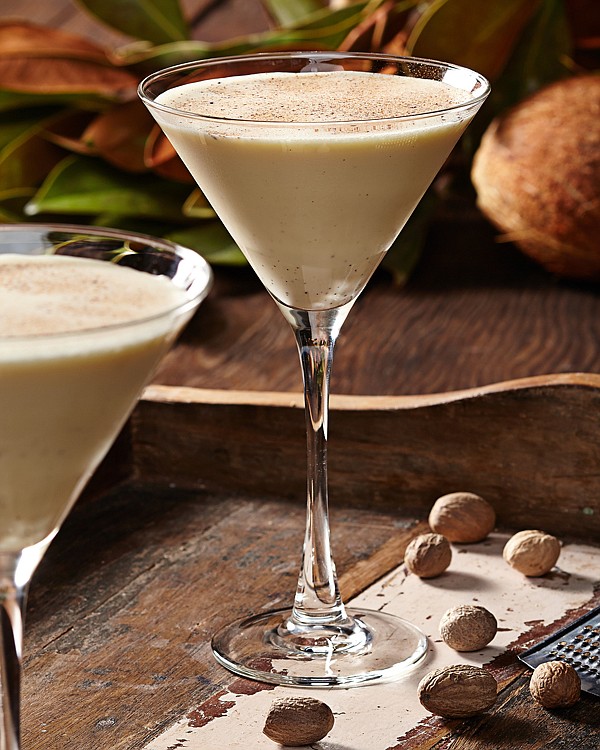 Coconut Eggnog Martini