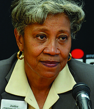 Appellate Court Justice Cynthia Cobbs (pictured) is currently campaigning to be elected to the Illinois Supreme Court’s 1st District. If elected, she would be the first black woman to hold a seat on the Illinois Supreme Court. Photo Credit: Jerome Simmons