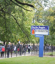 Parents at Martha Ruggles Elementary School in Park Manor said they support teachers and staff during the ongoing strike. Photo credit: By Wendell Hutson