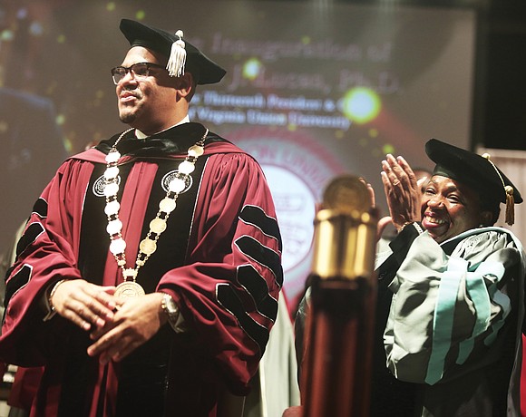 Dr. Hakim J. Lucas was inaugurated as Virginia Union University’s 13th president last week in an event that recognized and ...