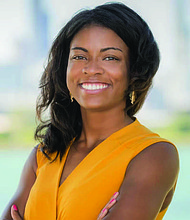 26-Year-old Chakena Sims (pictured) is the new Chairwoman of the Cook County Young Democrats. Photo Credit: Provided by Chakena Sims