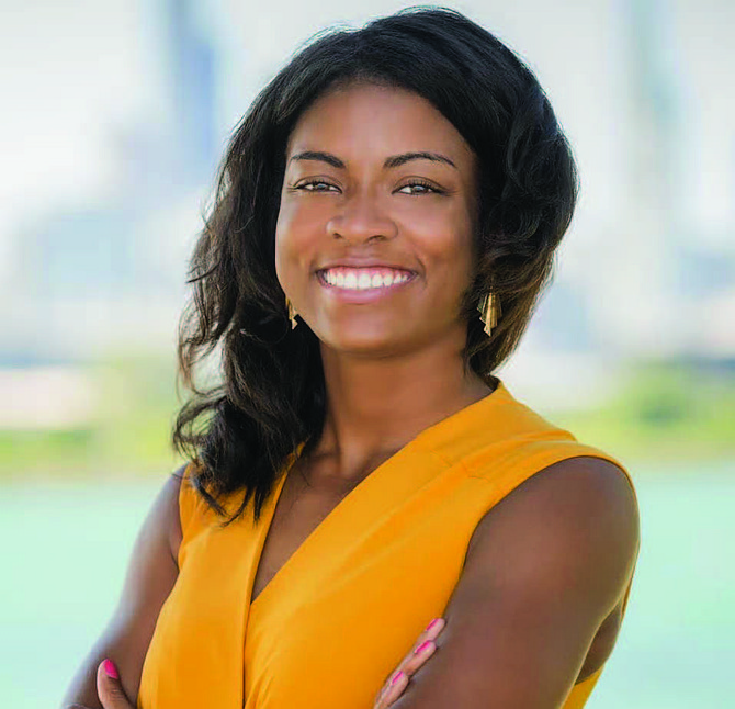 26-Year-old Chakena Sims (pictured) is the new Chairwoman of the Cook County Young Democrats. Photo Credit: Provided by Chakena Sims