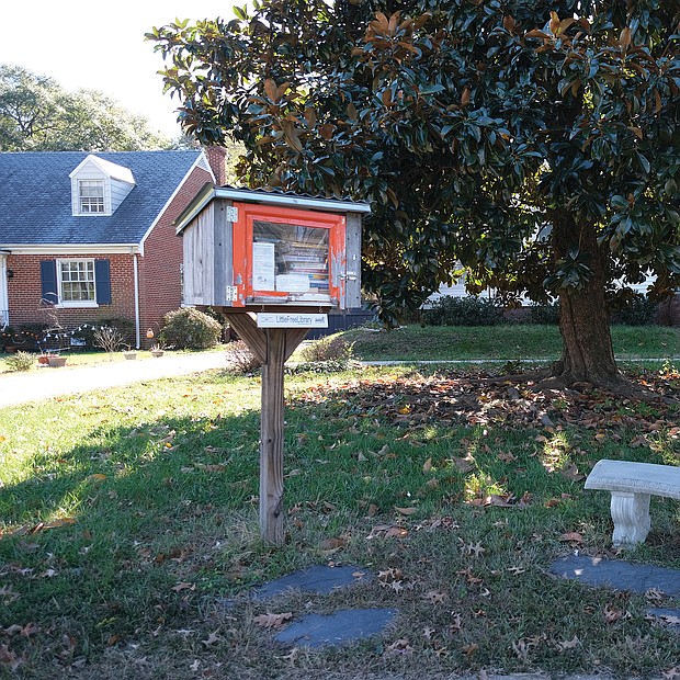 Booklovers who want to share their love of reading have placed a Little Free Library in their yard in the 1600 block of Laburnum Avenue in North Side. The national nonprofit Little Free Library program is a free book exchange that encourages people to come and pick a book to read and leave one for others to take for free. The mission is to build a sense of community along with a love of reading by providing free book access to all. The Little Free Library idea was started in 2009 in Wisconsin and has grown across the nation and the globe. Today, there are 90,000 registered mini-libraries in all 50 states and more than 90 countries, including dozens within Metro Richmond. For a map of locations, go to www.littlefreelibrary.org.