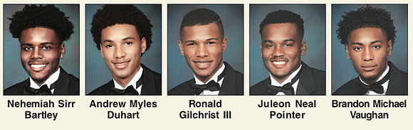 Five young men from area high schools will be presented at the 25th Annual PROC Beautillion on Saturday, Nov. 16, ...