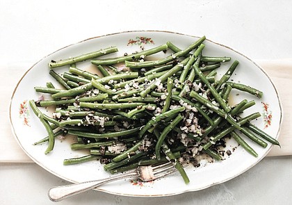 Green Beans with Olive Butter