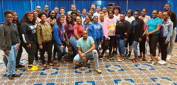 The 46 students from the Bahamas who were displaced from their colleges at home to Hampton University following Hurricane Dorian ...
